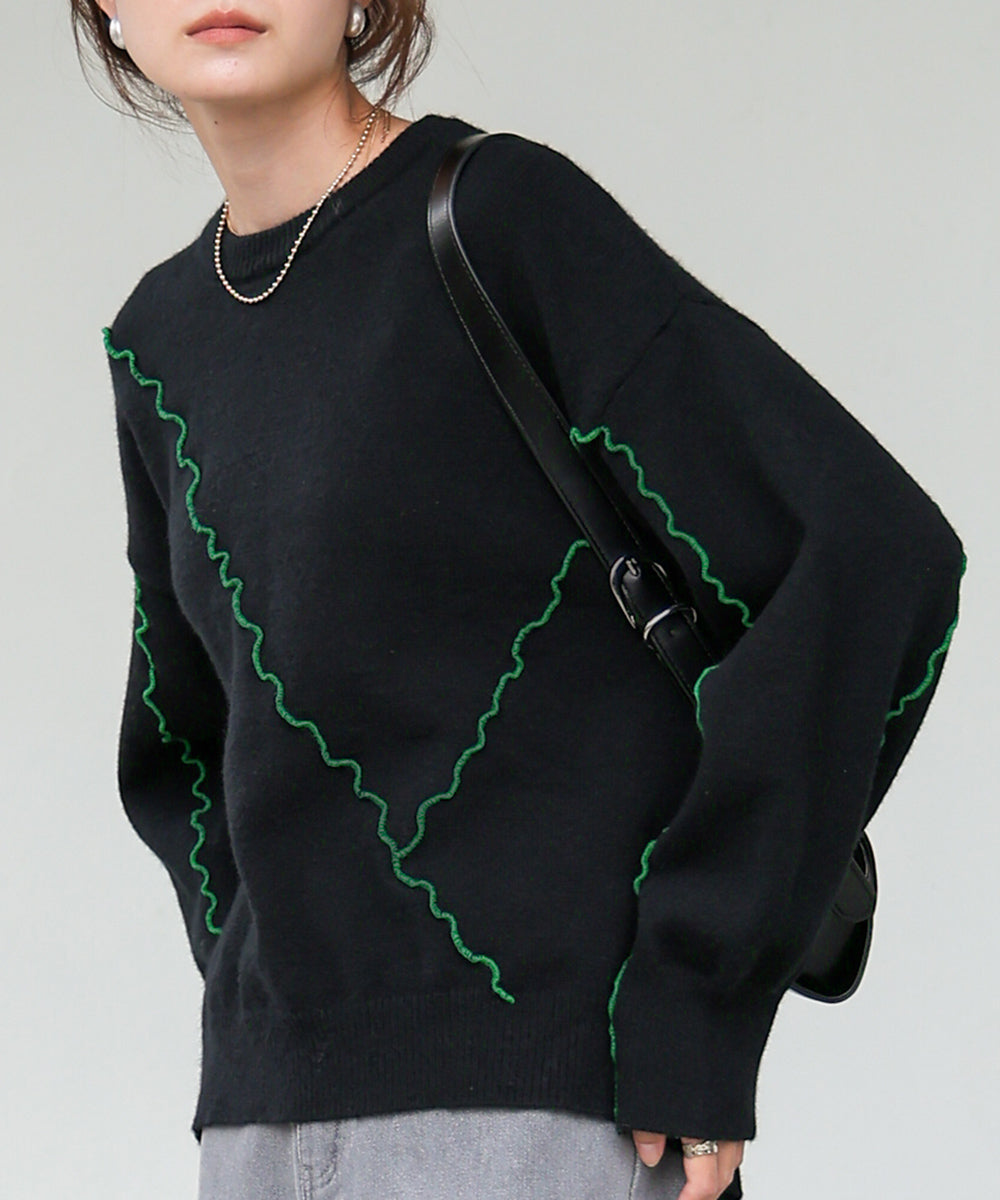 WAVE MELLOW KNIT TOPS