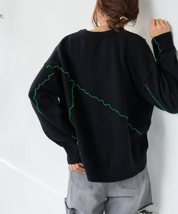 WAVE MELLOW KNIT TOPS