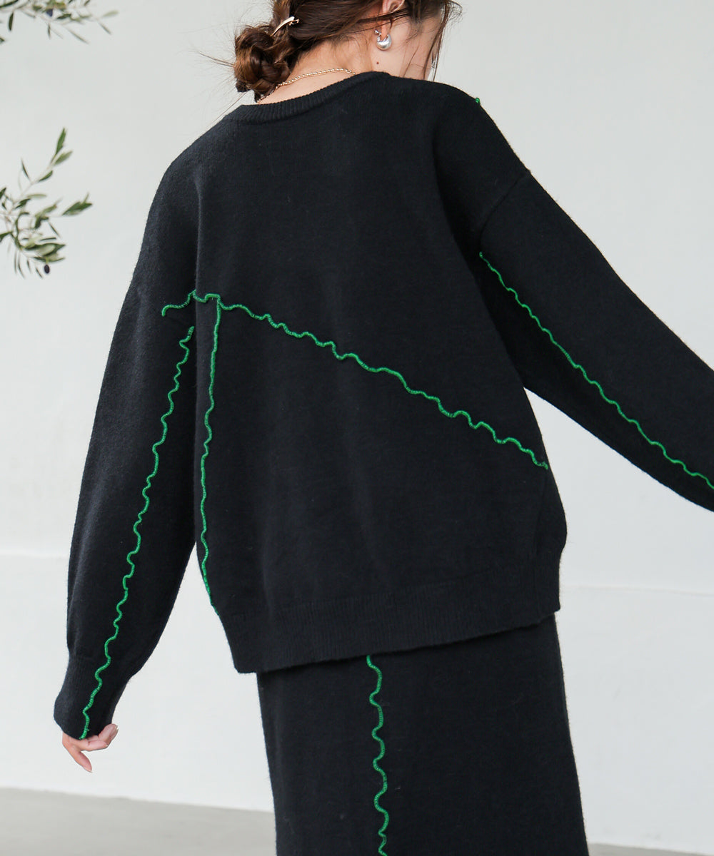 WAVE MELLOW KNIT TOPS