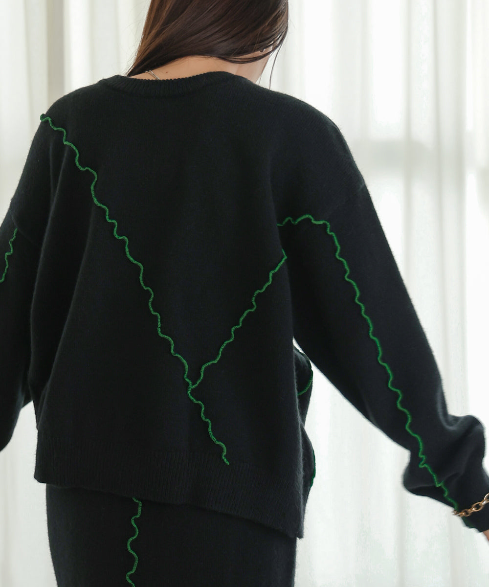 WAVE MELLOW KNIT TOPS