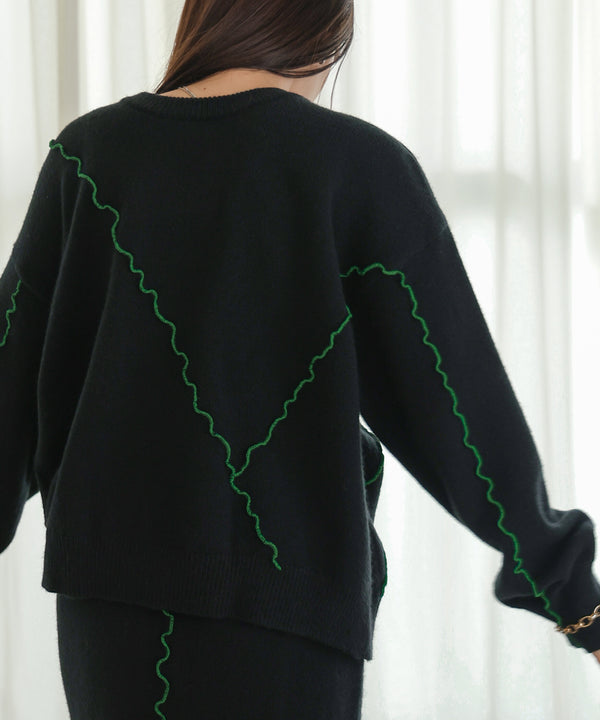 WAVE MELLOW KNIT TOPS