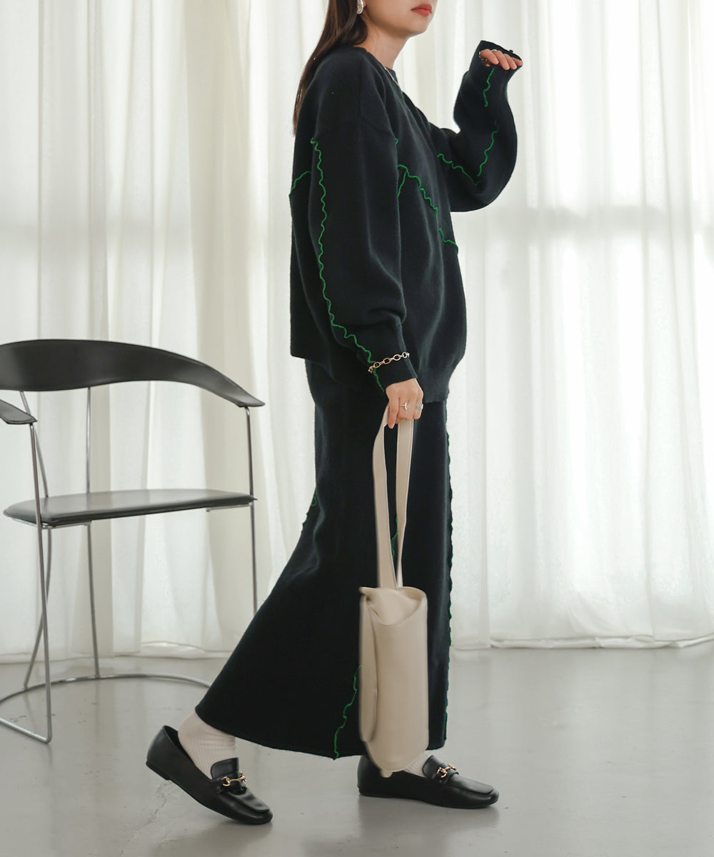 WAVE MELLOW KNIT TOPS