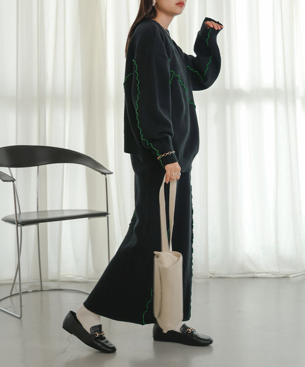 WAVE MELLOW KNIT TOPS