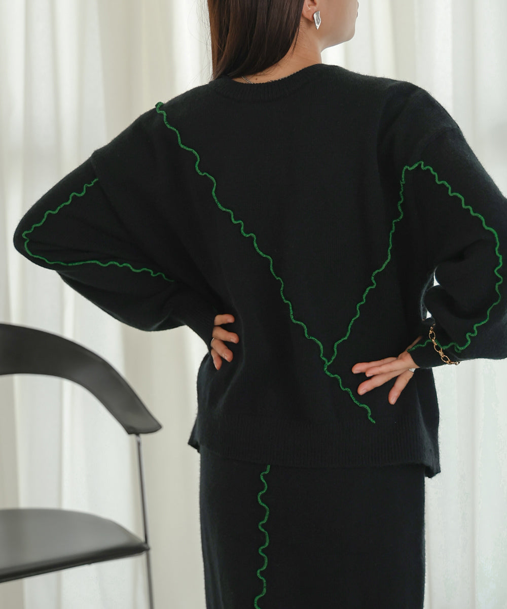 WAVE MELLOW KNIT TOPS