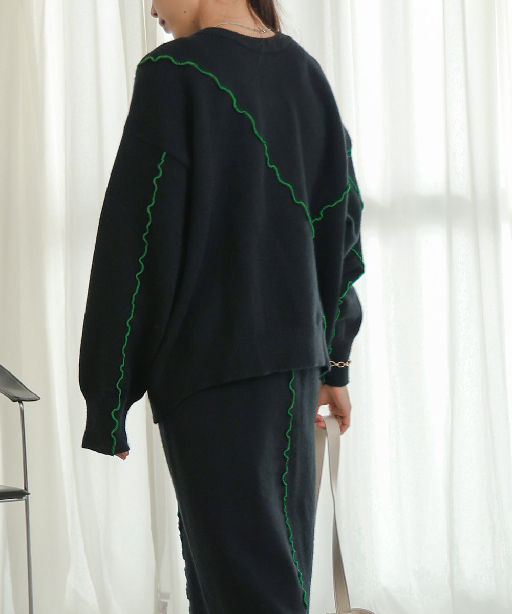 WAVE MELLOW KNIT TOPS