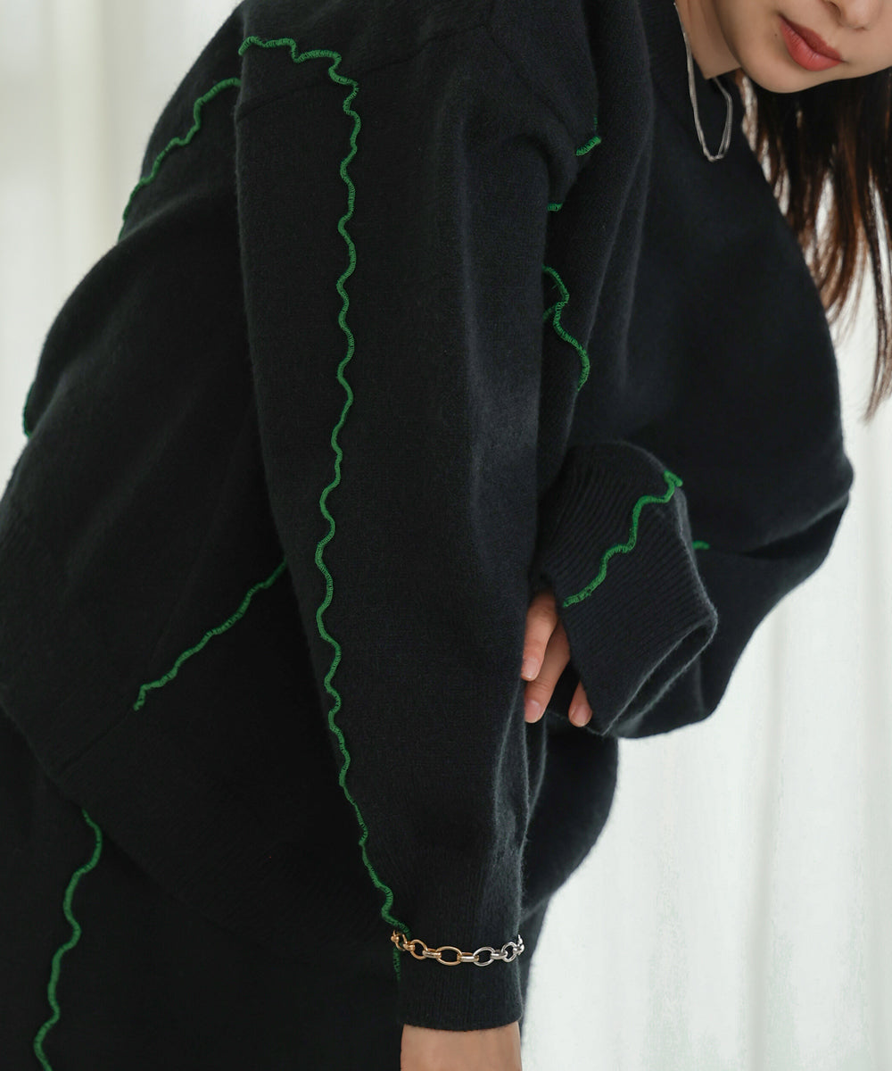 WAVE MELLOW KNIT TOPS