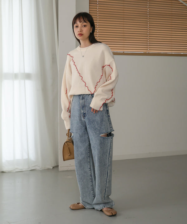 WAVE MELLOW KNIT TOPS