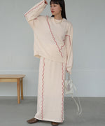 WAVE MELLOW KNIT SKIRT