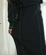 WAVE MELLOW KNIT SKIRT