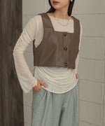 TULLE GATHER TOPS