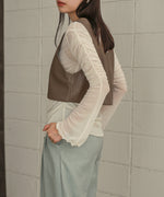 TULLE GATHER TOPS