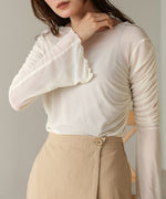TULLE GATHER TOPS