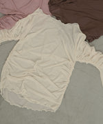 TULLE GATHER TOPS