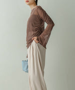 TULLE GATHER TOPS