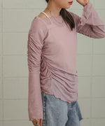 TULLE GATHER TOPS