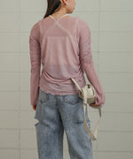TULLE GATHER TOPS