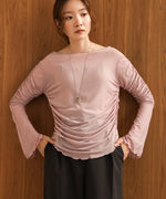 TULLE GATHER TOPS