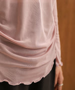 TULLE GATHER TOPS