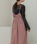 TULLE GATHER TOPS