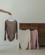 TULLE GATHER TOPS