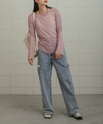 TULLE GATHER TOPS