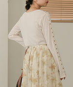 2WAY SLEEVE BUTTON TOPS