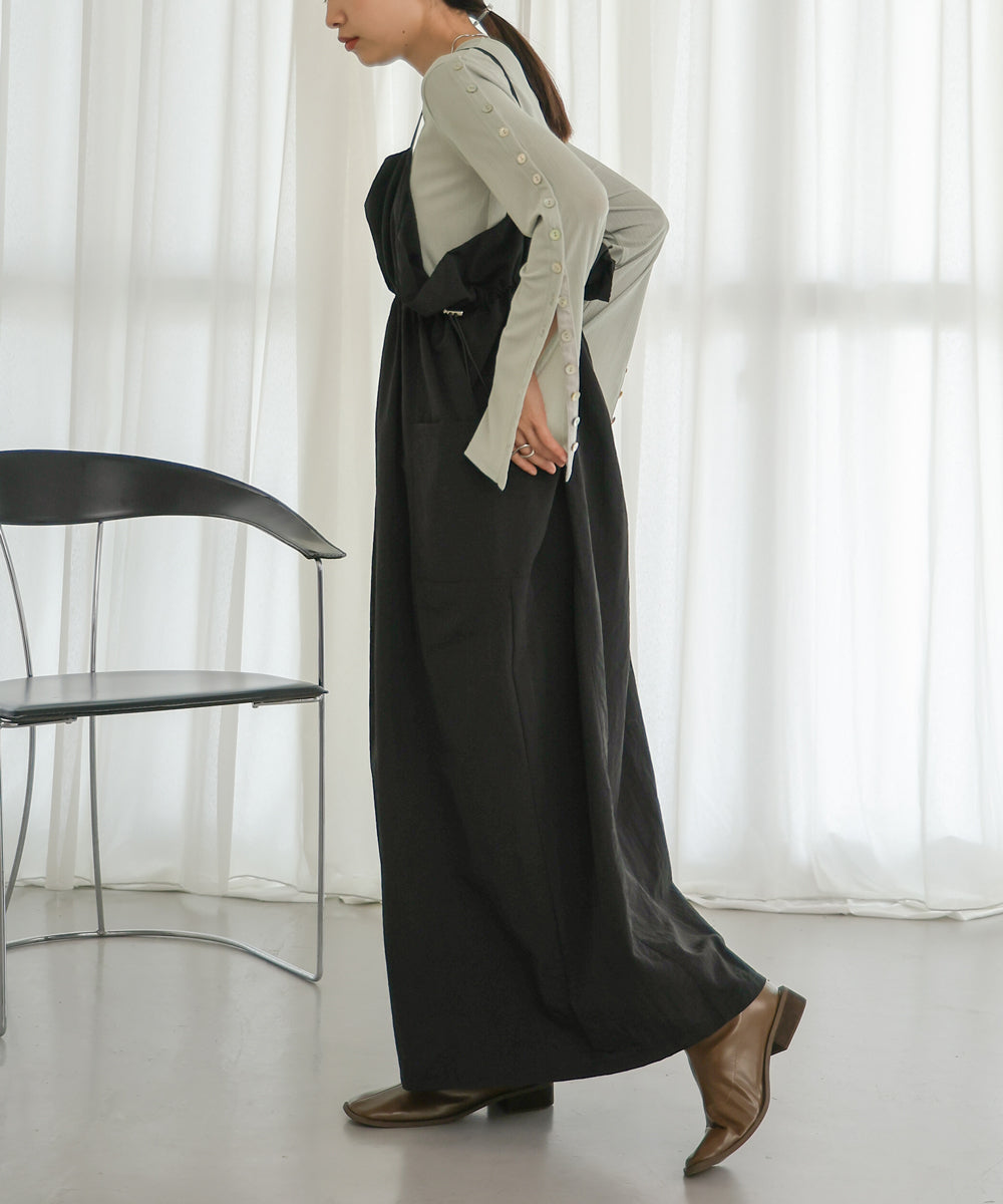 2WAY SLEEVE BUTTON TOPS