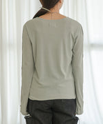 2WAY SLEEVE BUTTON TOPS