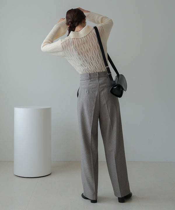 CENTER PRESS TWO TUXEDO SLACKS