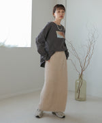 TWIRL FUR I-LINE SKIRT