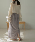 TWIRL FUR I-LINE SKIRT
