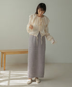 TWIRL FUR I-LINE SKIRT