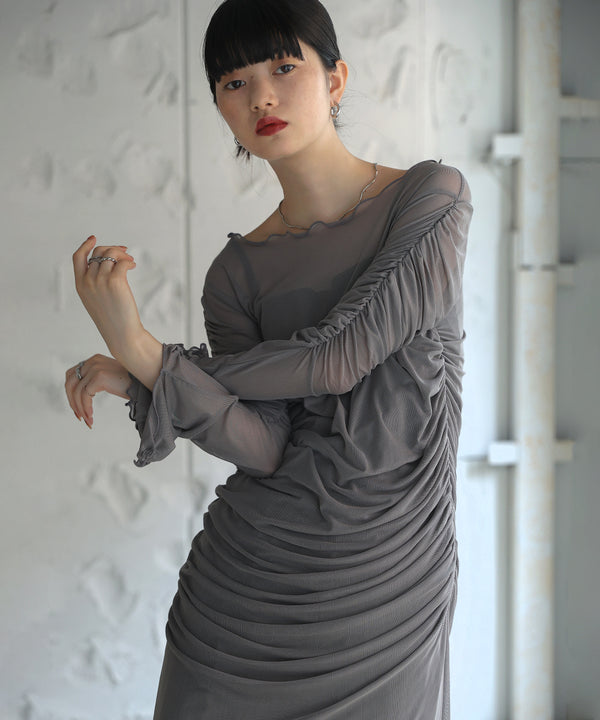 TULLE GATHER ONEPIECE