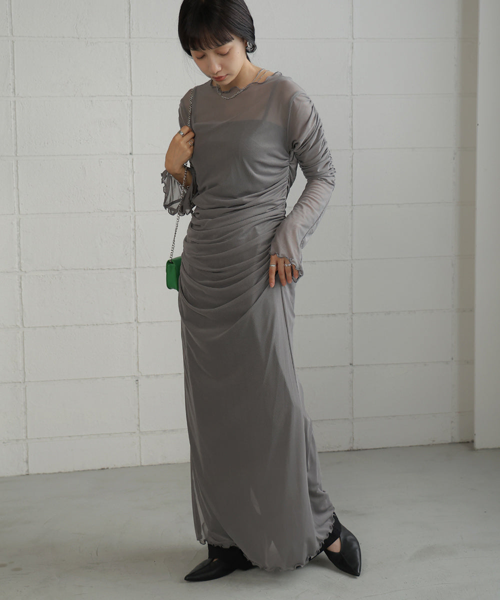 TULLE GATHER ONEPIECE