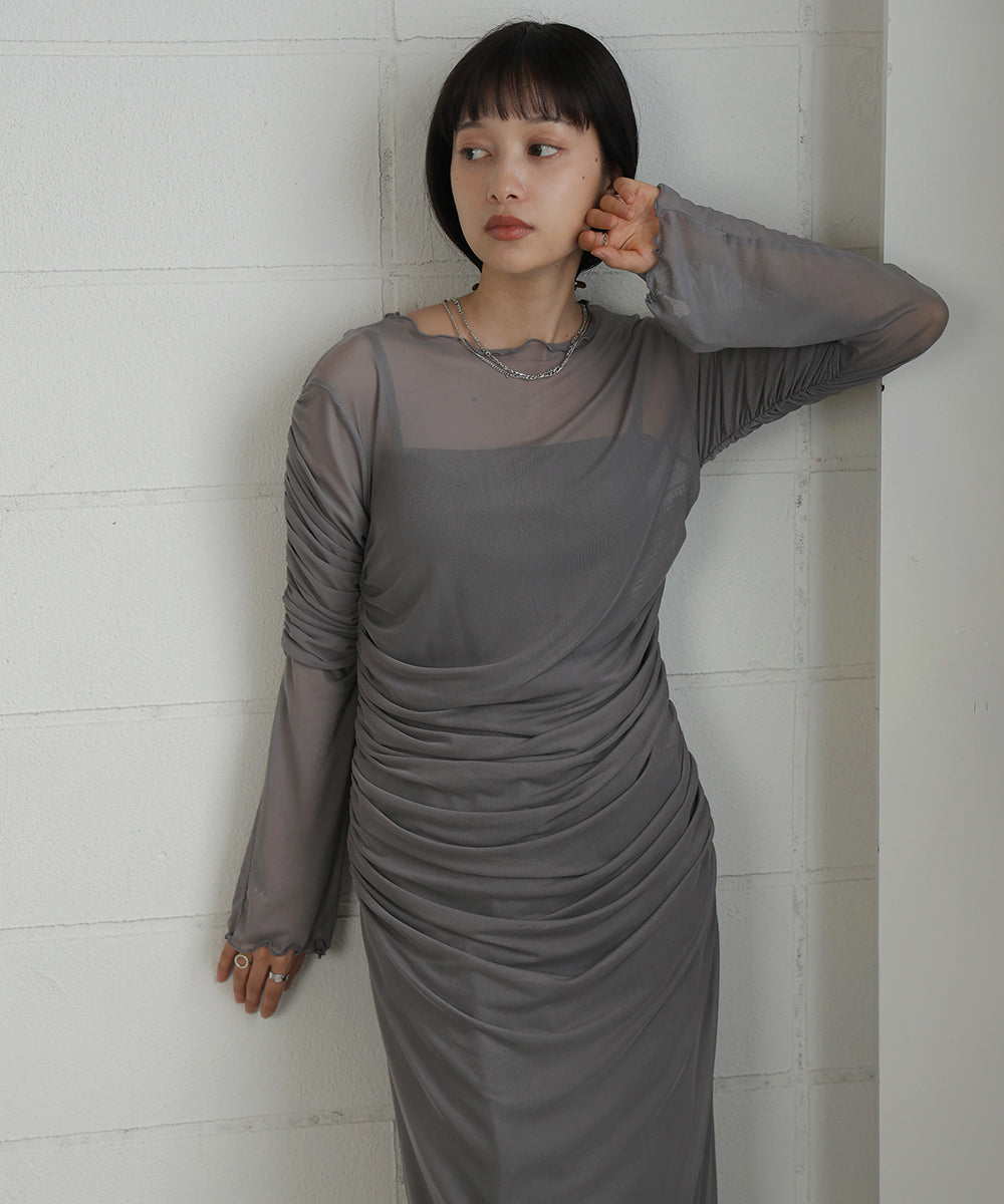 TULLE GATHER ONEPIECE