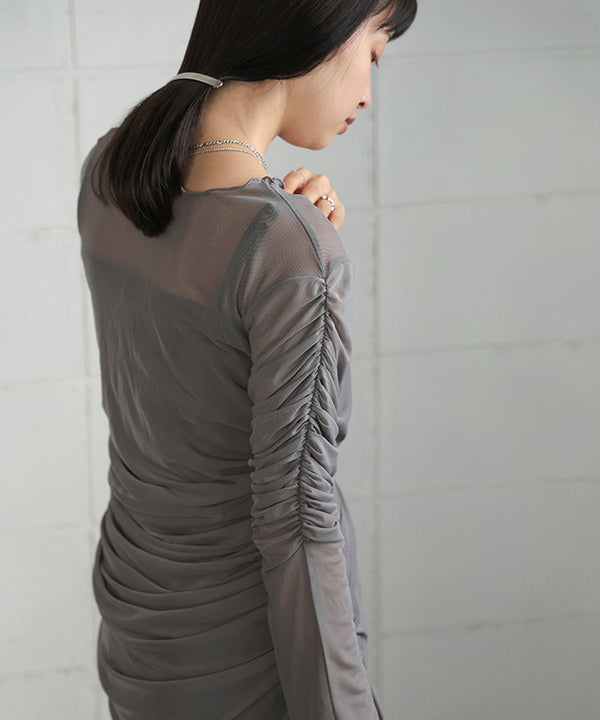 TULLE GATHER ONEPIECE