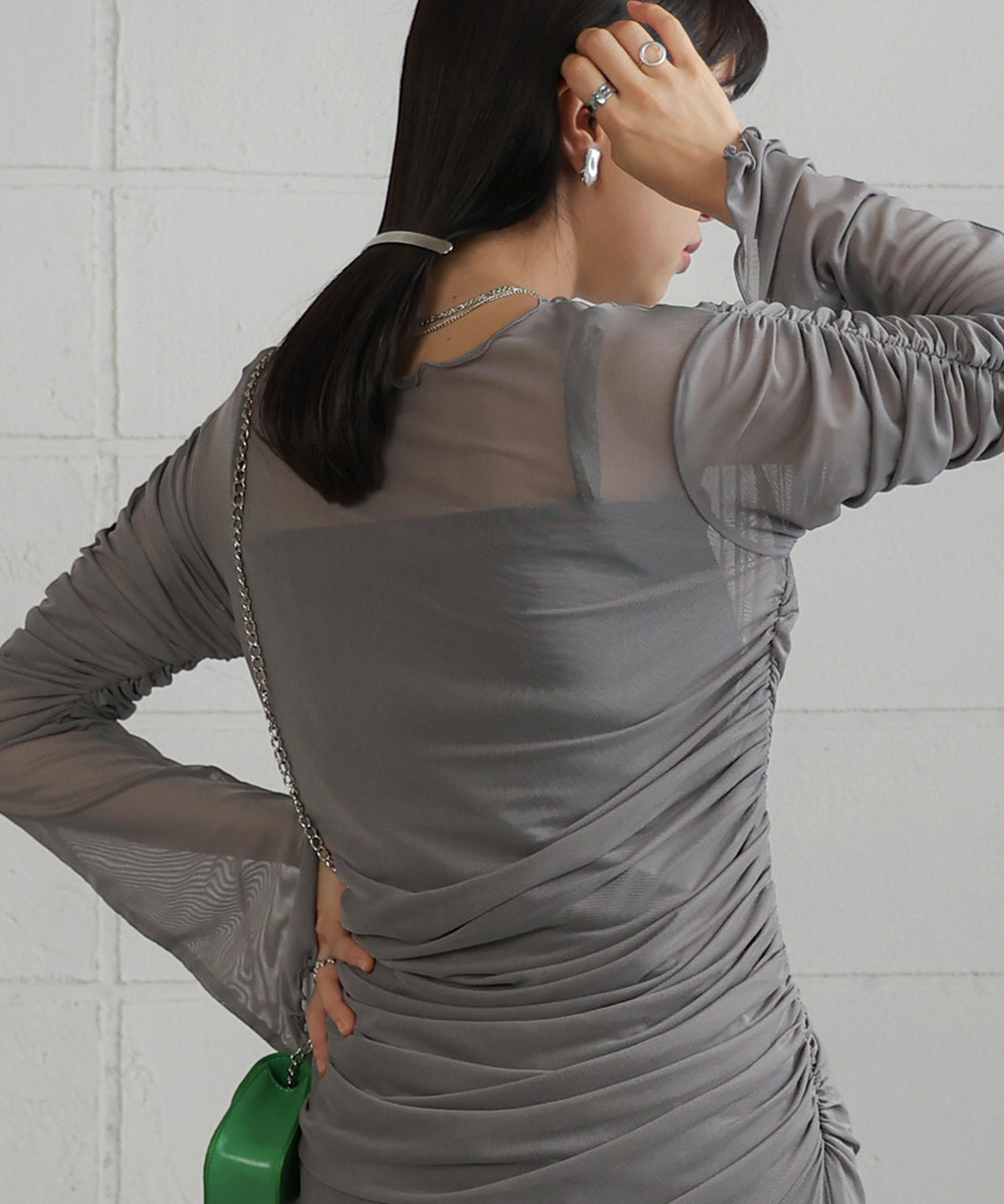 TULLE GATHER ONEPIECE