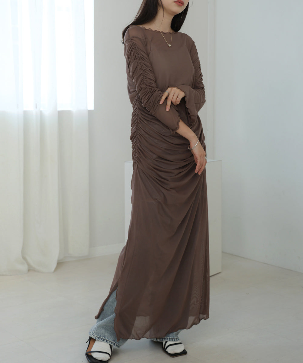 TULLE GATHER ONEPIECE