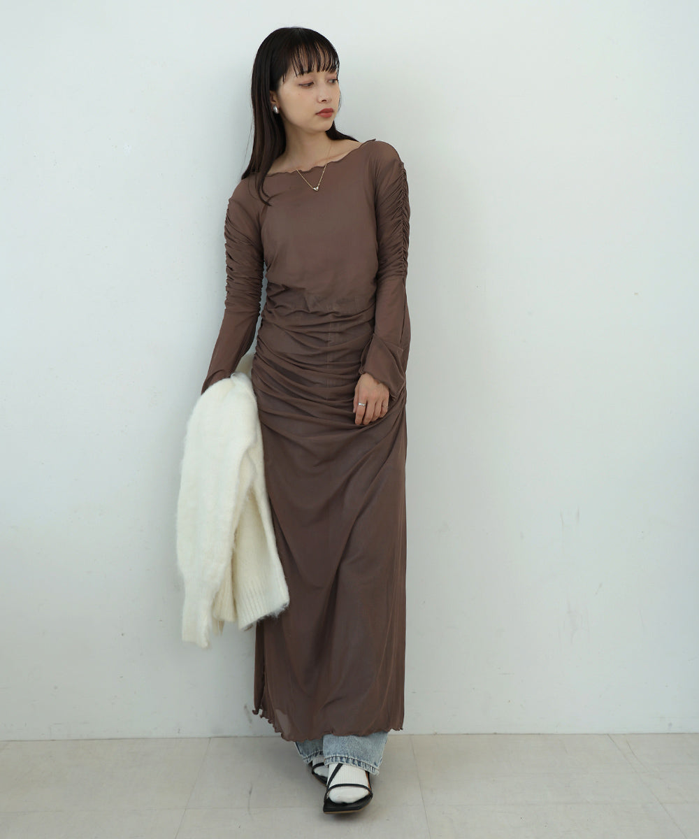 [TIMESALE 20%OFF]TULLE GATHER ONEPIECE