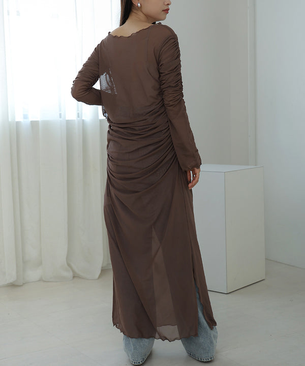 TULLE GATHER ONEPIECE