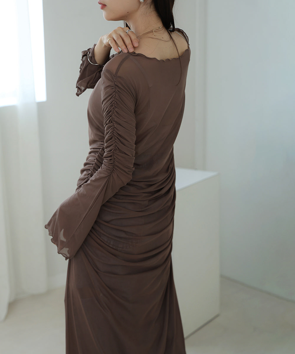 TULLE GATHER ONEPIECE