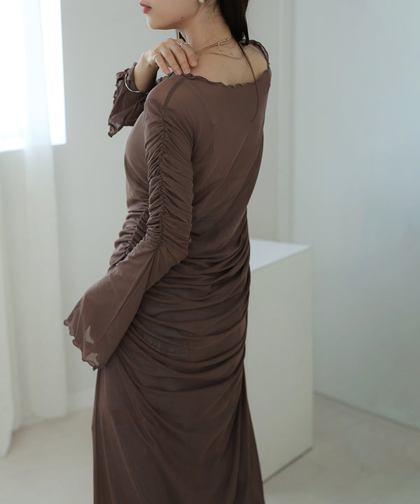 TULLE GATHER ONEPIECE