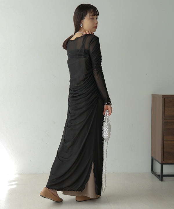 TULLE GATHER ONEPIECE