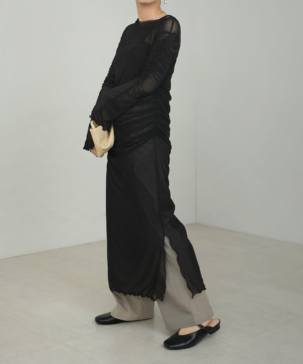 TULLE GATHER ONEPIECE