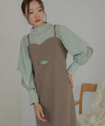 ORGANDY LAYERED BLOUSE