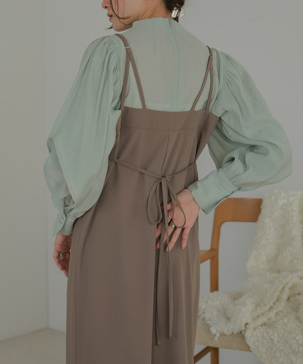 ORGANDY LAYERED BLOUSE