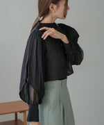 ORGANDY LAYERED BLOUSE
