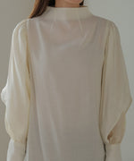 ORGANDY LAYERED BLOUSE