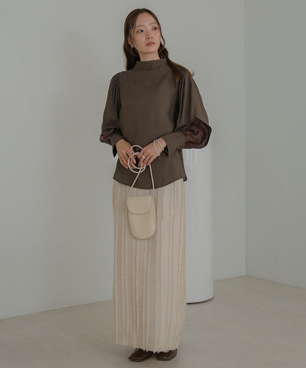ORGANDY LAYERED BLOUSE