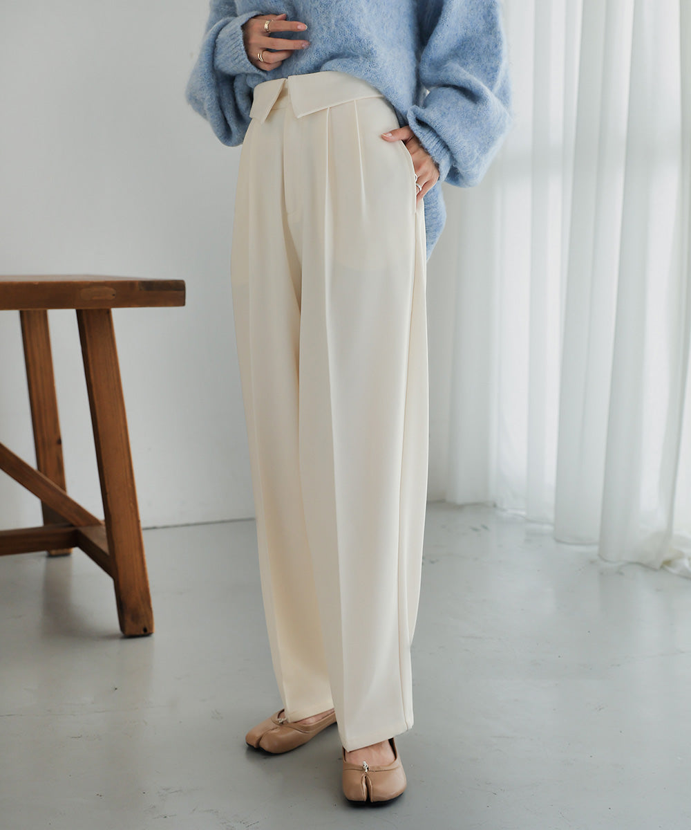 2WAY HIGH WAIST SLACKS